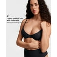 thumbnail image 4 of Women's Inbarely Plus Balconette Bra Lightly Padded Underwire Sexy Tshirt Demi Bras Supportive, 4 of 6