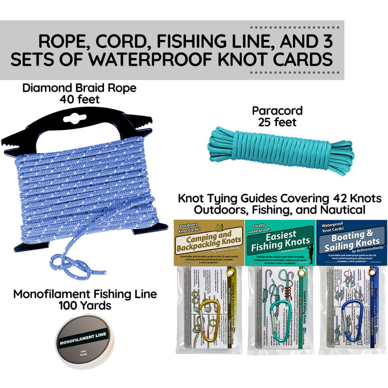  ReferenceReady Nautical Knot Tying Kit for Boaters and Sailors  : Sports & Outdoors