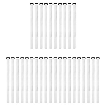 30pcs Goal Net Straps Soccer Goal Net Fastening Tie Straps Soccer Goal Net Straps White Blended