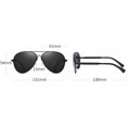 thumbnail image 4 of Polarized Men's Sunglasses Outdoor Vacation Sunshade Driving Sunglasses (Color : B, Size : Medium), 4 of 4