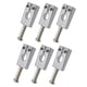 thumbnail image 5 of 6 puentes/selletas de trémolo individuales con tornillos para guitarra eléctrica Plata, 5 of 5