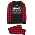 thumbnail image 2 of Blusa y pantalones con estampado a cuadros para hombre y papá, ropa familiar, pijamas, blusa y pantalones de poliéster, 2 of 3