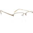 thumbnail image 2 of Unisex Optical Eyewear - Rectangle Shape, Metal Half Rim, Matte Bronze, 2 of 4
