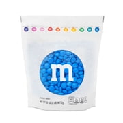 M&MS World Blue Milk Chocolate Candy 2lb Bag for Celebrations and Party Favors