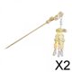 thumbnail image 1 of Horquilla para El Pelo Salvador Con Forma de Farol y Palitos Chinos Ligeros 2 Piezas, 1 of 9