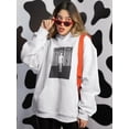 thumbnail image 2 of Abstract Man Techno Style Hoodie Women -Image by Shutterstock, Female Small, 2 of 4