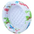 thumbnail image 4 of Piscina inflable redonda para bebés y niños pequeños, portátil, con bomba pequeña, de dinosaurios de dibujos animados, para interior y exterior, para niños y niñas., 4 of 14