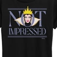 thumbnail image 3 of Disney Villains - Not Impressed - Women's Short Sleeve Graphic T-Shirt, 3 of 5