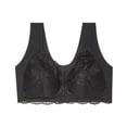 thumbnail image 6 of Cavosen Wireless Push up Bra Lace Seamless Wireless Bras Push Up Full Coverage Lightly Padded Stretch Bralettes Wide Straps Tshirt Casual Underwear, 6 of 9