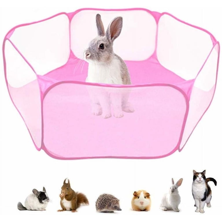 Dznils Pet Playpen, Portable Round Design with Steel Frame photo 7