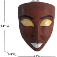 thumbnail image 2 of Macetero Face a para interior y exterior, macetero de pared, decoración de pared colgante, macetero facial único, 2 of 5