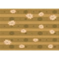 thumbnail image 1 of Ahgly Company Machine Washable Indoor Rectangle Transitional Yellow Area Rugs, 3' x 5', 1 of 7