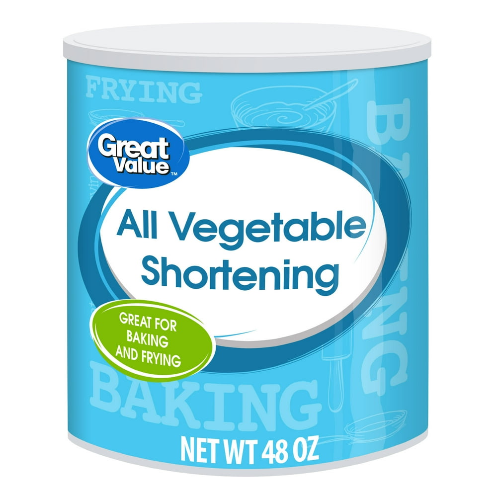 Great Value All Vegetable Shortening, 48 oz