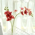 thumbnail image 6 of Artificial Orchid 3D Print Desktop Ornaments Plastic Bedside Living Room Simulation Plant for Office, 6 of 7
