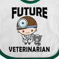 thumbnail image 4 of Inktastic Vet Future Veterinarian Boys Baby Bib, 4 of 4