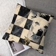 thumbnail image 7 of nygtbtfer Halloween Skull Pillow Covers Home Decoration Square Throw Pillow Case Cushion Cover Set of 2 Skull Laciness Toss Throw Pillowcase for Home Halloween Party Gifts(Skull) White, 7 of 7