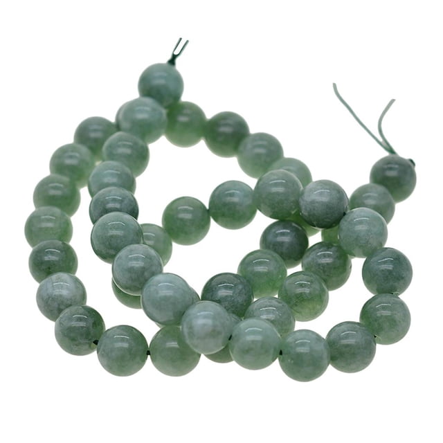 jifeng Rond Jade Pierre Entretoise Libre Perles pour la Fabrication de Bijoux Perles 15 "Grossiste 8 Mm