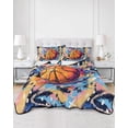 thumbnail image 3 of Abstract Basketball, Twin XL Size Down Alternative Comforter, Lightweight Comforter Quilt Bedding Set with Pillow Shams Contemporary Rainbow Street Art All Seasons Bed Comforter Duvet Insert 68"x98", 3 of 7