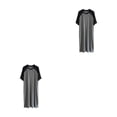thumbnail image 4 of Qarigey Hombre Para Descansar Y Dormir Transpirable Y Con Estilo Para Descansar Dormir Cómodo Elegante Albornoz Hombre Negro Y Gris Oscuro XL Negro y gris oscuro SG 2Conjunto, 4 of 6