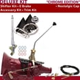 thumbnail image 1 of American Shifter  C6 Shifter Kit Chrome 12 in. E Brake Cable Trim Kit for D8D42, 1 of 1