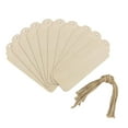thumbnail image 1 of GUOOL 10 Pieces Unfinished Wooden Bookmarks with Hanging Ropes for DIY Hand Crafts 12cmx3cm, 1 of 9