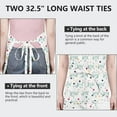 thumbnail image 6 of White Buffalo Skull Dot Pattern Apron-Garden Aprons for Women with Pockets-Cotton Linen Waterproof Kitchen Cooking Gardening Aprons Adjustable for Kitchen,Cooking,BBQ and Salon 33x27 Inch, 6 of 7