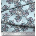 thumbnail image 2 of Soimoi Velvet Fabric Artistic Floral Ethnic Fabric Prints by Yard 58 Inch Wide, 2 of 3