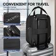 thumbnail image 4 of 16" Underseat Carry on Luggage for Airplane, Softside Small Rolling Suitcase,Lightweight Personal Item Travel Bag, Black - XJ5011, 4 of 8