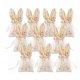 thumbnail image 1 of 10pcs Easter Bunny Cloth Bags, Easter Gift Bags, Bunny Birthday Decoration, 1 of 4