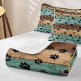 thumbnail image 4 of Erosebridal Girls Blue Old Barn Door Twin Quilt Set, Cute Bear Twin Coverlet Set, 2pcs, 4 of 7