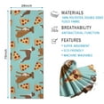 thumbnail image 2 of Boxer Dog Pitbull Terriers Dog and Pizza Hot Yoga Mat Towel Non Slip for Hot Yoga - Quick-Drying Yoga Mat Cover with 4 Corner Pockets with Travel Bag - Hot Yoga Towel Non Slip 70"x26", 2 of 6