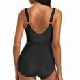 thumbnail image 3 of Women's One Piece Swimsuit Tummy Control Slimming Bathing Suit Cute Cutout Tie Knot Swimwear, 3 of 6