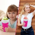 thumbnail image 5 of Slushy Maker Cup - Quick Frozen Magic Squeeze Cup For Chocolate MilkShake, Sorbet, Smoothies, Slushies & More, Super Fun and Cool Stuff Present For Kids, Friends & Family, 5 of 9