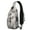 Grey-11, variant on Floral Butterfly Sling Backpack – Cute Colorful Bag with Aesthetic Artistic Pattern – Small Shoulder Purse Gift for Butterfly Lovers and Teens
