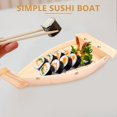 thumbnail image 4 of 42x17x7,5 cm cocina japonesa barcos de Sushi herramientas de Sushi platos surtidos de Sashimi simples hechos a mano de madera T, 4 of 5