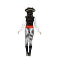 thumbnail image 4 of Pirate Lady Costume With Top Adult Black Medium Female Fancy Dress Party Book Week Halloween, 4 of 4