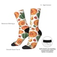 thumbnail image 4 of Xecao Autumn Pumpkins Pattern Sport Socks for Women and Men Crew Socks Sporty Calf Socks Casual Socks, 4 of 6