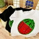 thumbnail image 3 of Camisetas con cuello redondo, camiseta con lentejuelas de sandía, camiseta con lentejuelas de sandía, camiseta informal optimizada para la excelencia, 3 of 8