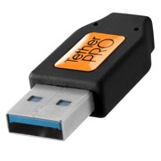 Tether Tools TetherPro USB 3.0 to USB-C Cable (15-Feet, Black)