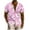 Pink, variant on UVEASISHA Big and Tall Floral Shirts for Men,Mens Hawaiian Shirts Short Sleeve Casual Button Down Tropical Beach Shirt Oversized Aloha Shirt 2025 Clearance Items
