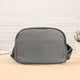 thumbnail image 5 of Bolsa de pecho impermeable de nailon gris para cruzar el cuerpo para hombres y mujeres, bolso de mensajero todo combinado para deportes al aire libre corriendo cinturón de cadera, 5 of 6