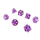 thumbnail image 4 of Dados poliédricos de resina, 7 piezas Dados poliédricos morados Juego de dados de resina de dados poliédricos Salida de alta intensidad, 4 of 12