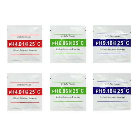 

Docooler PH Meter Calibration Point 3 Type PH Buffer Powder Set Measure Calibration Solution Powder For PH Test Meter