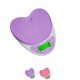 thumbnail image 3 of Naiovety WH-B18L 5 kg / 1g Encantadora de cocina digital en forma de corazón LCD Balanzas electrónicas para alimentos Dieta de cocina Banco de Cocina y Comedor púrpura Naiovety GJ0430-01B, 3 of 6