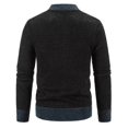 thumbnail image 3 of Mens Sweater Cardigan Full Zip Knitted Long Sleeve Sweaters Men Workout Outfits, 3 of 5