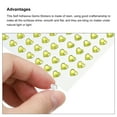 thumbnail image 4 of Uxcell 256 Pcs Heart Rhinestone 6mm Self Adhesive Gems Stickers Jewelry Stickers for Arts & Crafts, DIY Light Yellow, 4 of 6