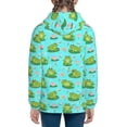 thumbnail image 6 of Pofeuu Frogs And Aquatic Plants Print Teenage Zipper Hoodie Sweatshirts Hooded Casual Jackets With Pocket For Boys Girls-Medium, 6 of 6