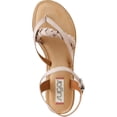 thumbnail image 3 of Sugar Womens SGR-Idol Ankle Flat Thong Sandals Metallic 10 Medium (B,M), 3 of 3