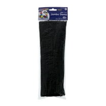 Creativity Street Chenille Stems, Jumbo, Black 100/Pkg.