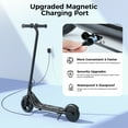 thumbnail image 3 of iScooter Electric Scooter for Teens Kids 6-10, 150W Kids Escooter with Pedal Breathing Light & 6 / 10 MPH for Boys Girls Black, 3 of 9